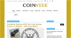 Desktop Screenshot of coinweek.com